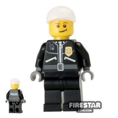 ☀️NEW Lego City minifig Black POLICE cap hat British London Officer POLICEMAN